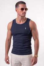 Signature Luxe Vest - Navy Blue