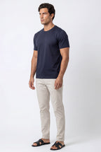 Luxe Mercerized Crew Tee