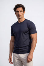 Luxe Mercerized Crew Tee