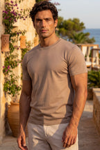 Luxe Mercerized Crew Tee