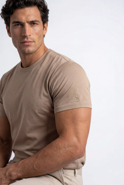 [Taupe] front sitting