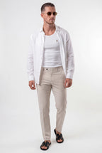 [White] front with shirt